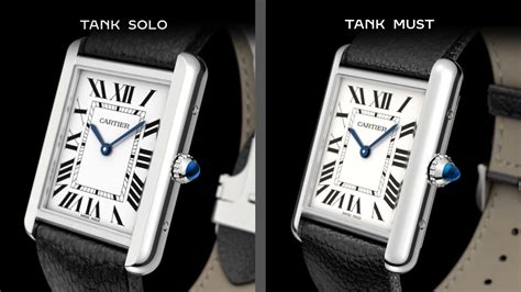 cartier tank francaise vs tank must|cartier tank solo vs francaise.